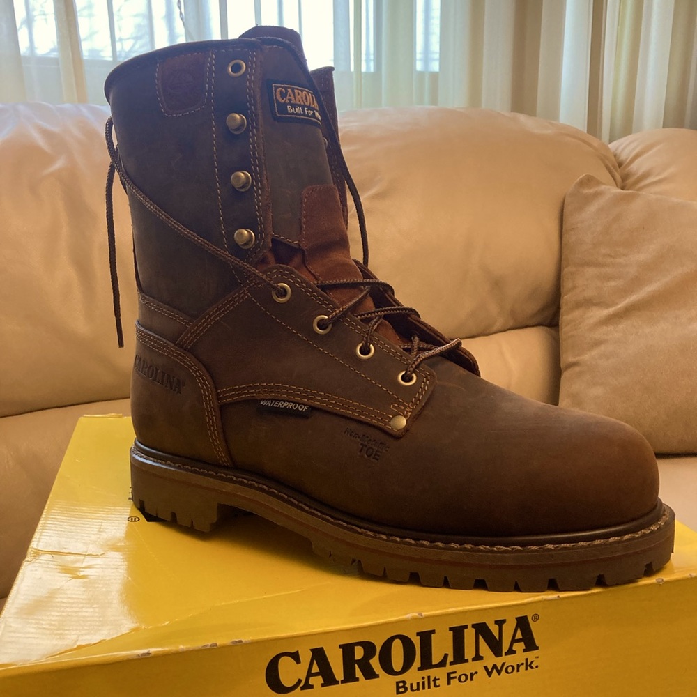 NIB Mens Steel Toe Work Boots
